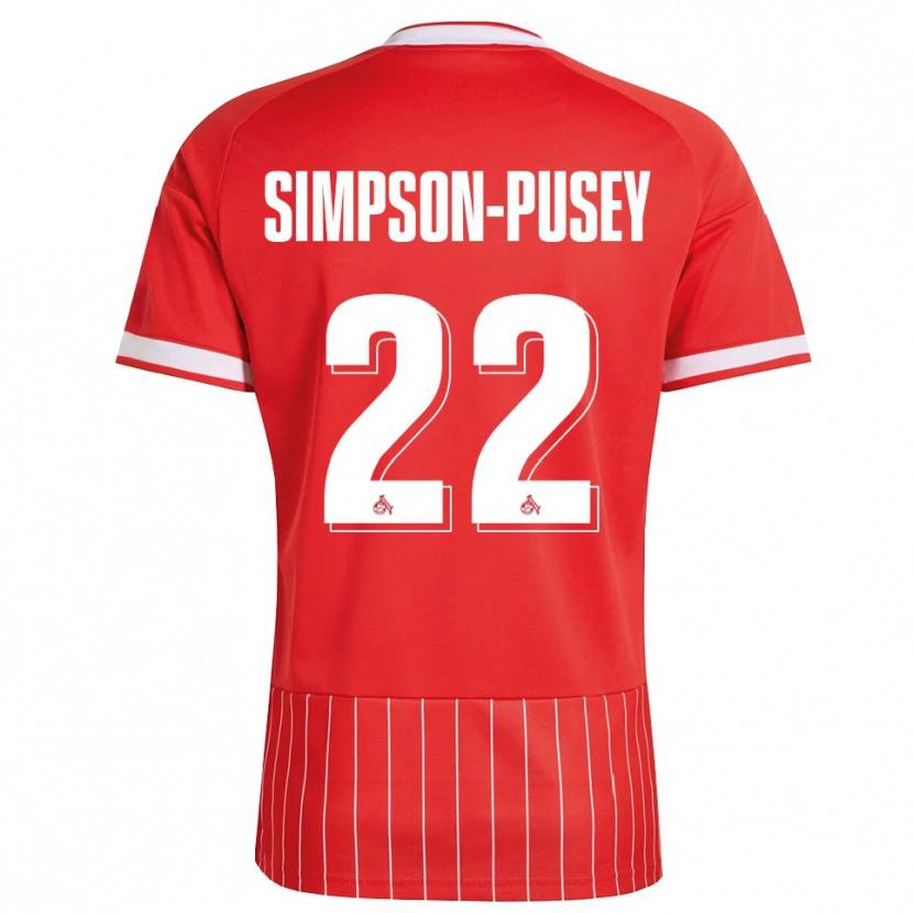 Danxen Damen Jahmai Simpson-Pusey #22 Rot Weiß Grün Auswärtstrikot Trikot 2026/27 T-Shirt