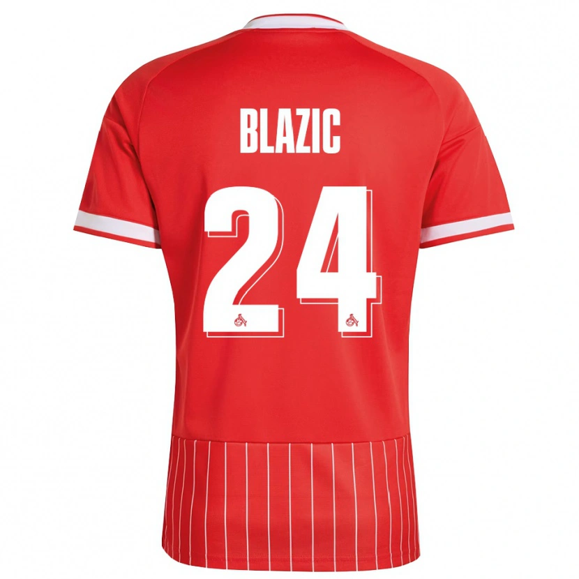 Danxen Damen Alessandro Blazic #24 Rot Weiß Grün Auswärtstrikot Trikot 2026/27 T-Shirt