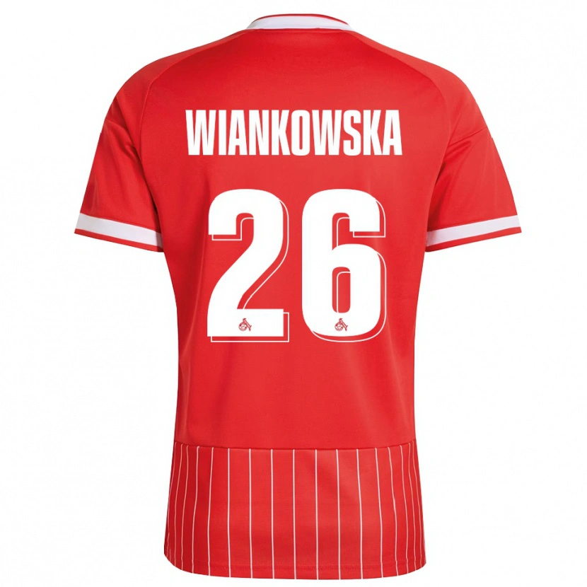 Danxen Damen Martyna Wiankow­ska #26 Rot Weiß Grün Auswärtstrikot Trikot 2026/27 T-Shirt