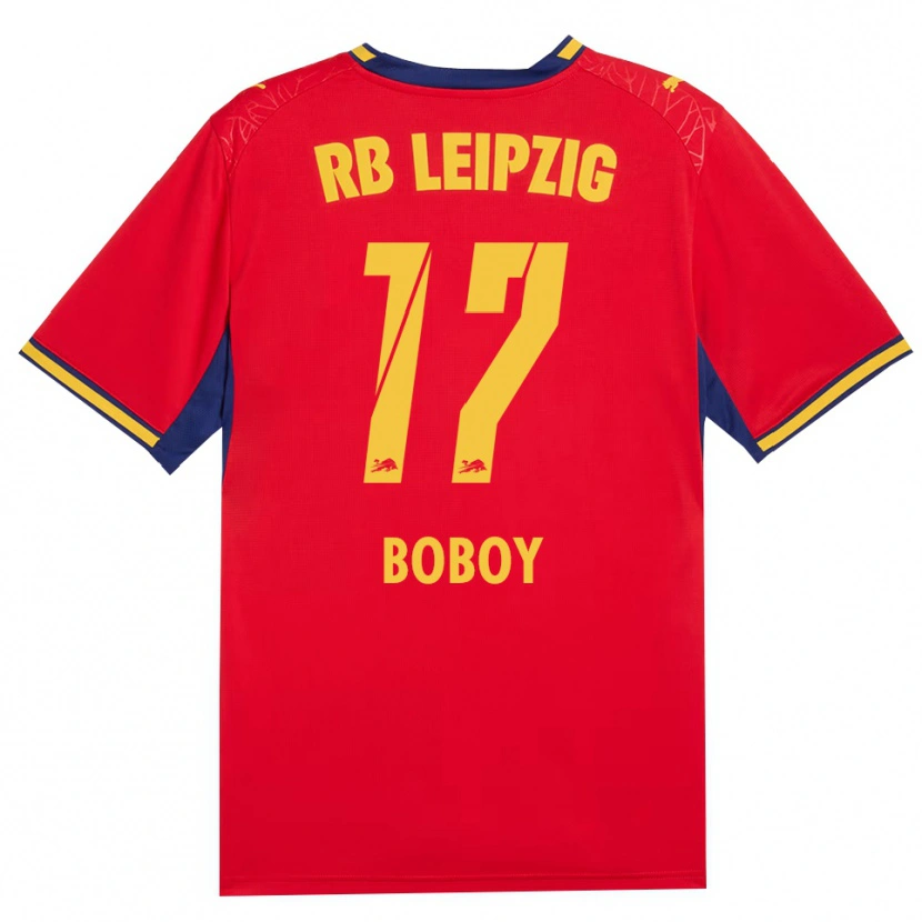 Danxen Damen Delice Boboy #17 Rot Gelb Königsblau Auswärtstrikot Trikot 2026/27 T-Shirt