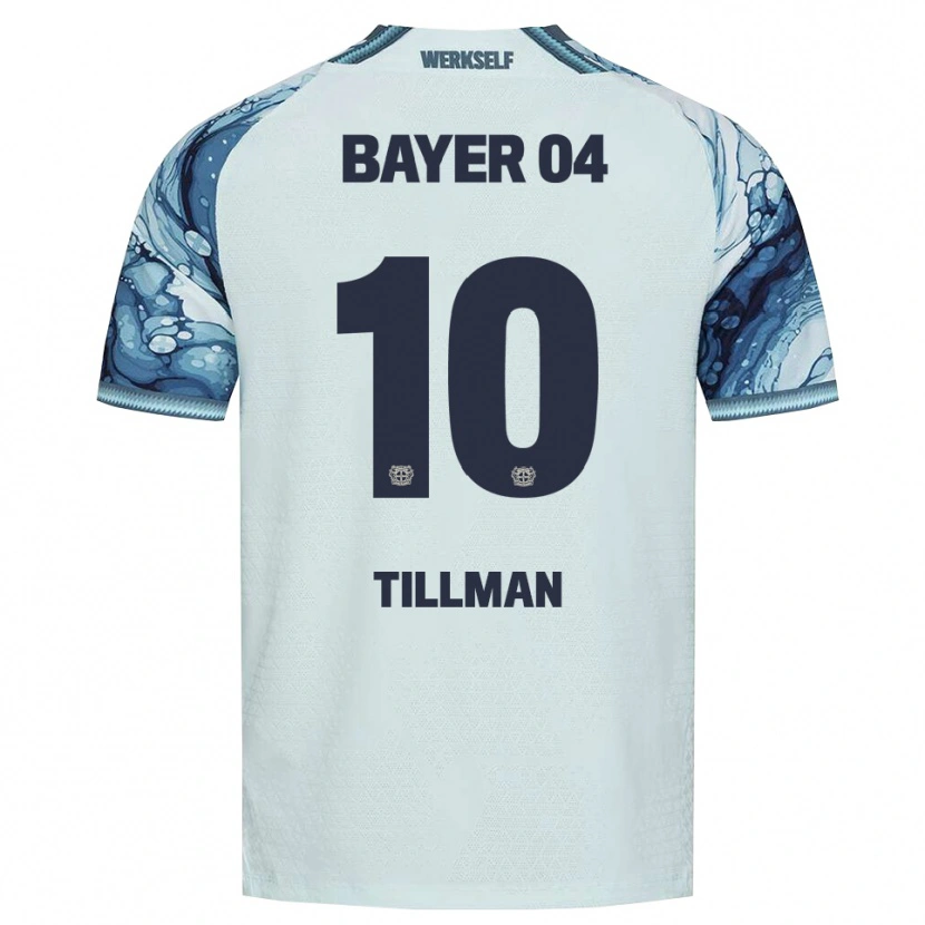 Danxen Damen Malik Tillman #10 Dunkelgrün Schwarz Auswärtstrikot Trikot 2026/27 T-Shirt