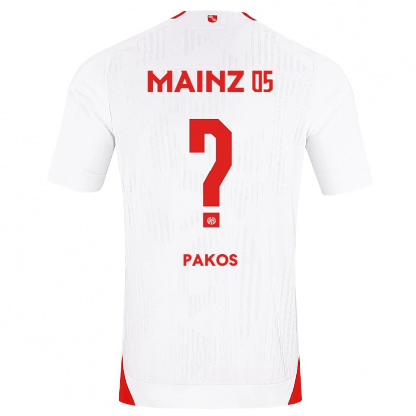 Danxen Damen Georgios Pakos #0 Weiß Rot Gelb Auswärtstrikot Trikot 2026/27 T-Shirt