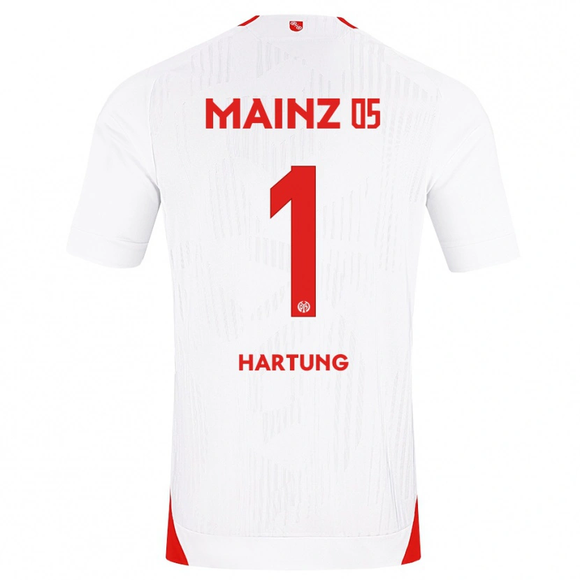 Danxen Damen Nick Hartung #1 Weiß Rot Gelb Auswärtstrikot Trikot 2026/27 T-Shirt