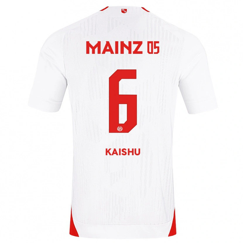 Danxen Damen Kaishu Sano #6 Weiß Rot Gelb Auswärtstrikot Trikot 2026/27 T-Shirt