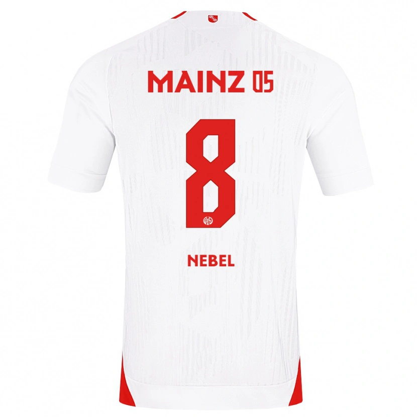 Danxen Damen Paul Nebel #8 Weiß Rot Gelb Auswärtstrikot Trikot 2026/27 T-Shirt