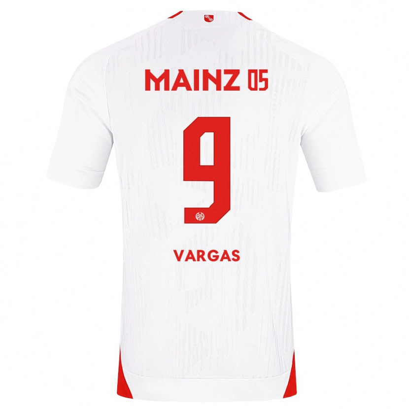Danxen Damen Nayrobi Vargas #9 Weiß Rot Gelb Auswärtstrikot Trikot 2026/27 T-Shirt