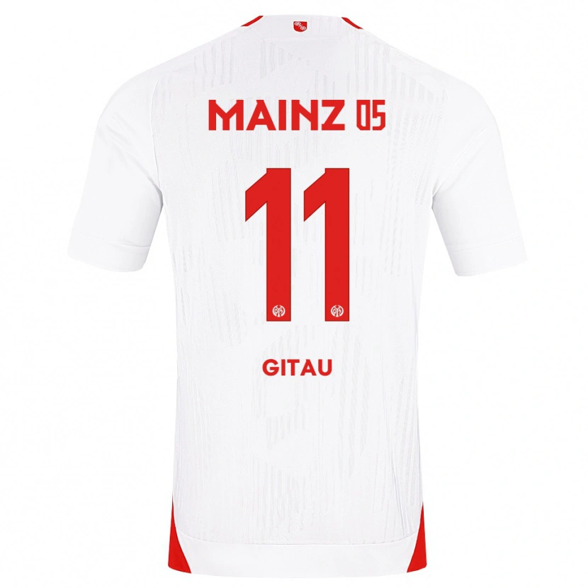 Danxen Damen Andre Gitau #11 Weiß Rot Gelb Auswärtstrikot Trikot 2026/27 T-Shirt