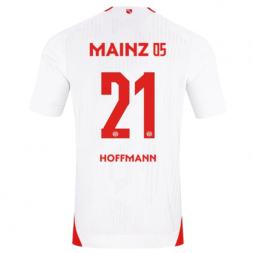 Danxen Damen Leon Hoffmann #21 Weiß Rot Gelb Auswärtstrikot Trikot 2026/27 T-Shirt