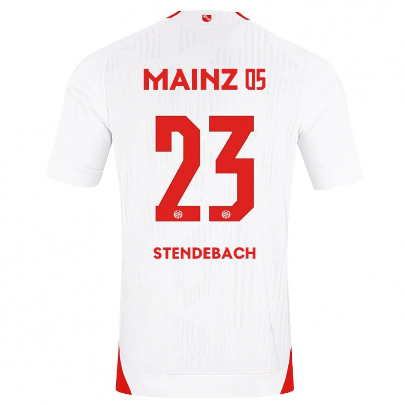 Danxen Damen Jule Stendebach #23 Weiß Rot Gelb Auswärtstrikot Trikot 2026/27 T-Shirt