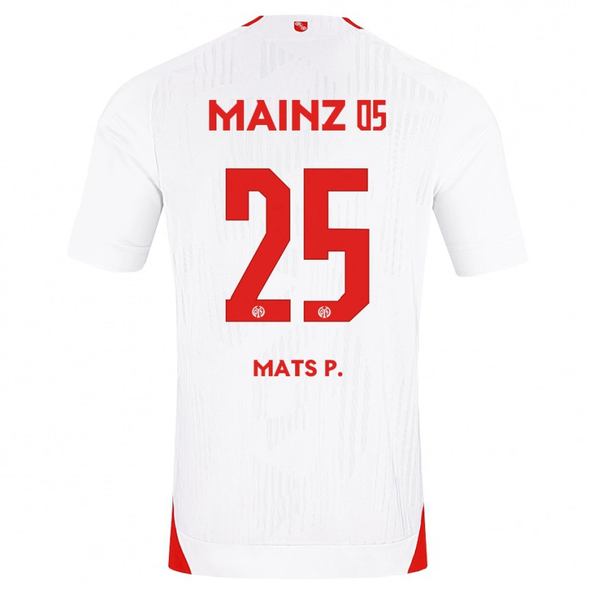 Danxen Damen Mats Preßler #25 Weiß Rot Gelb Auswärtstrikot Trikot 2026/27 T-Shirt