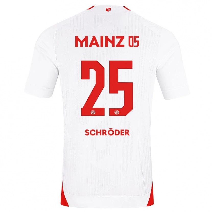 Danxen Damen Maxim Schröder #25 Weiß Rot Gelb Auswärtstrikot Trikot 2026/27 T-Shirt