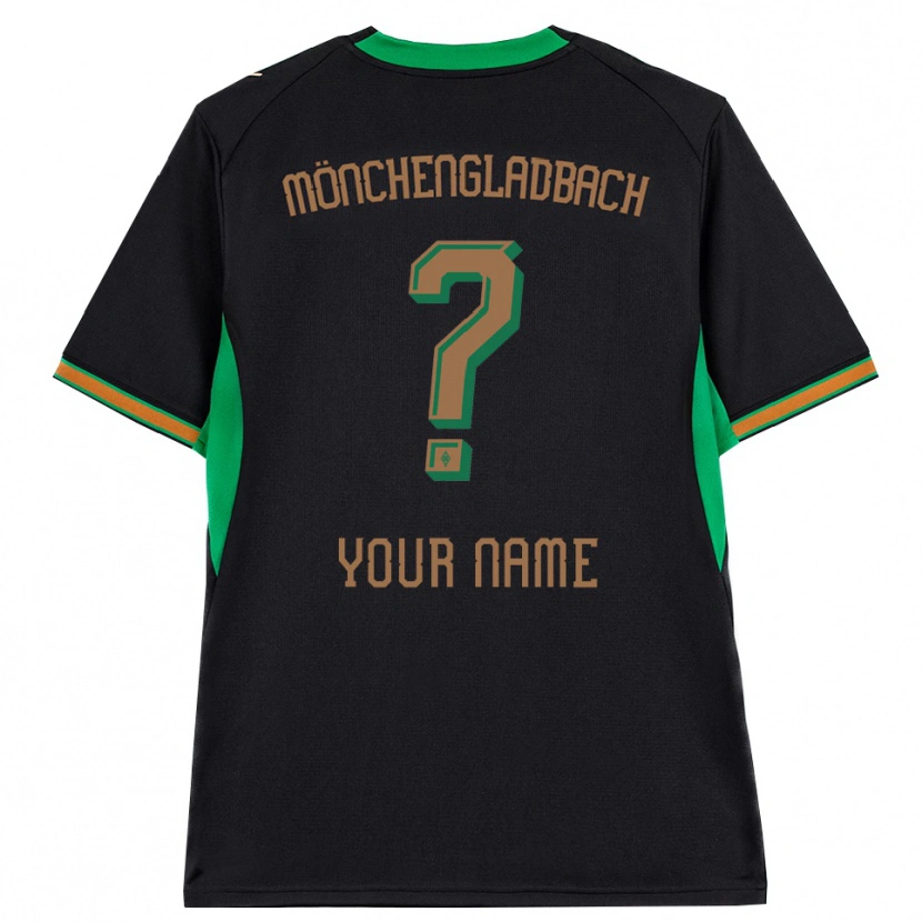 Danxen Damen Ihren Namen #0 Schwarz Orange Grün Braun Auswärtstrikot Trikot 2026/27 T-Shirt