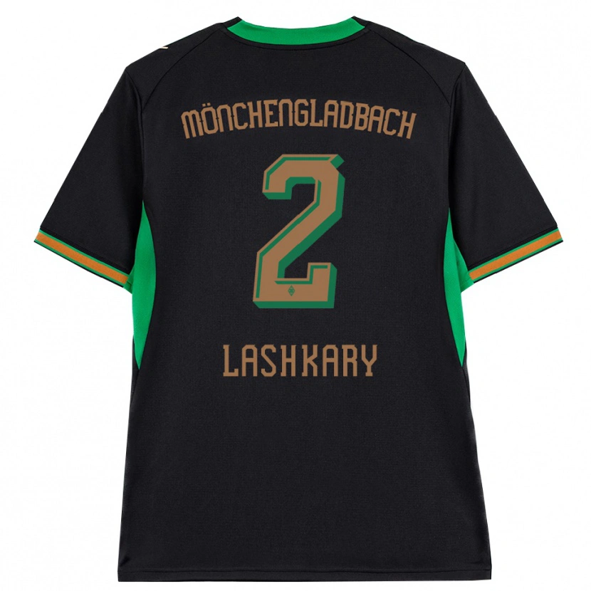 Danxen Damen Roman Lashkary #2 Schwarz Orange Grün Braun Auswärtstrikot Trikot 2026/27 T-Shirt