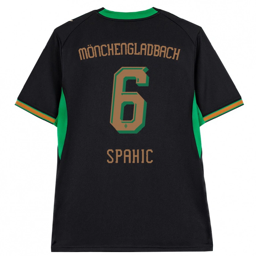 Danxen Damen Armin Spahic #6 Schwarz Orange Grün Braun Auswärtstrikot Trikot 2026/27 T-Shirt