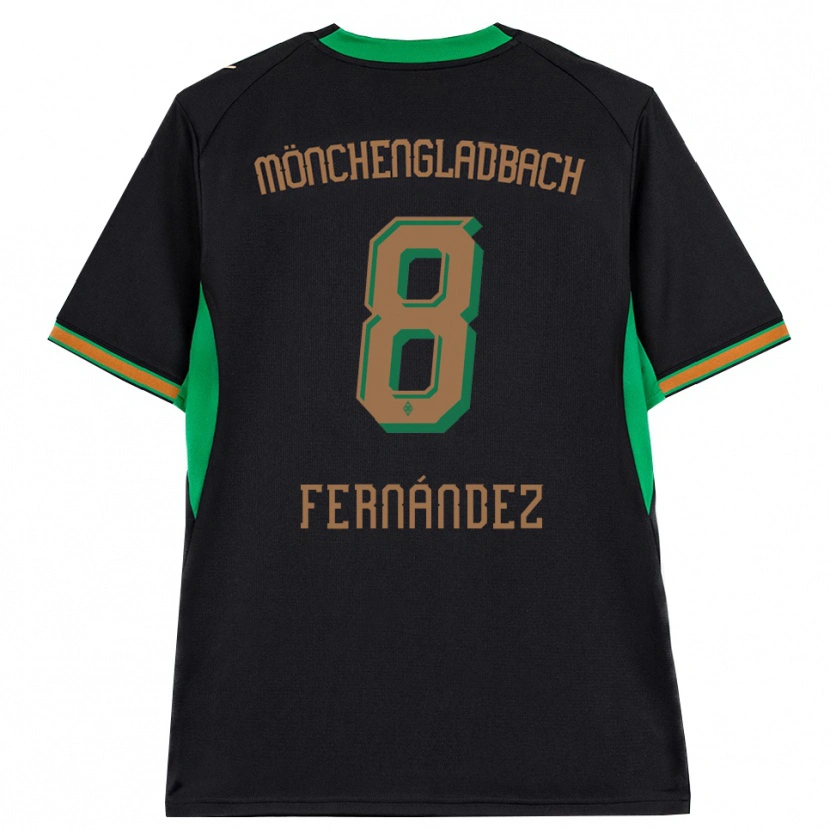 Danxen Damen Oriol Fernandez Berenguer #8 Schwarz Orange Grün Braun Auswärtstrikot Trikot 2026/27 T-Shirt