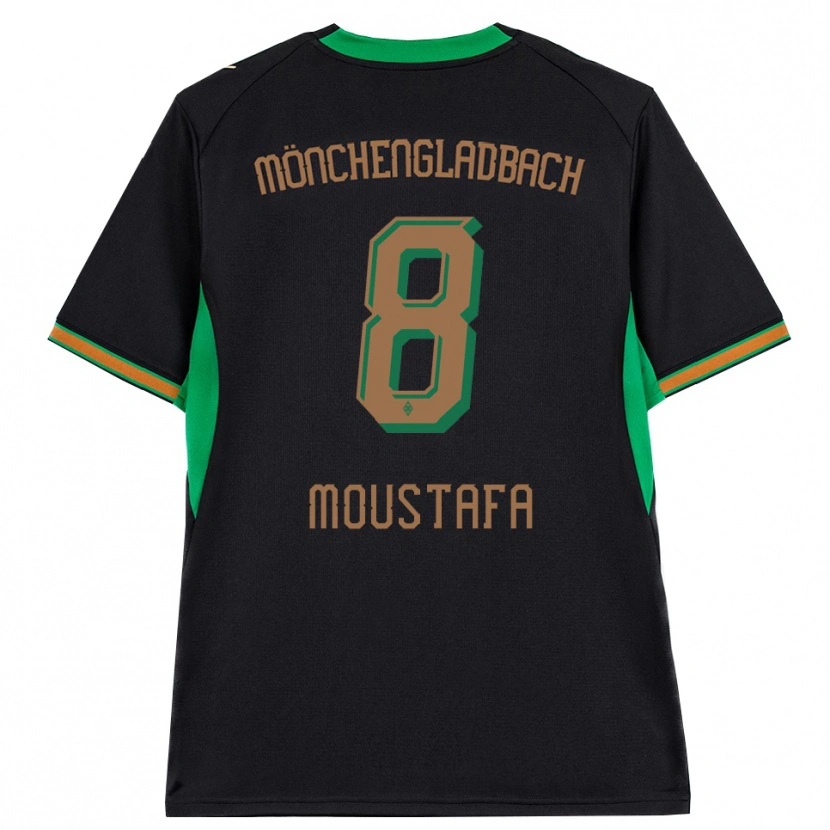 Danxen Damen Moustafa Ashraf Moustafa #8 Schwarz Orange Grün Braun Auswärtstrikot Trikot 2026/27 T-Shirt