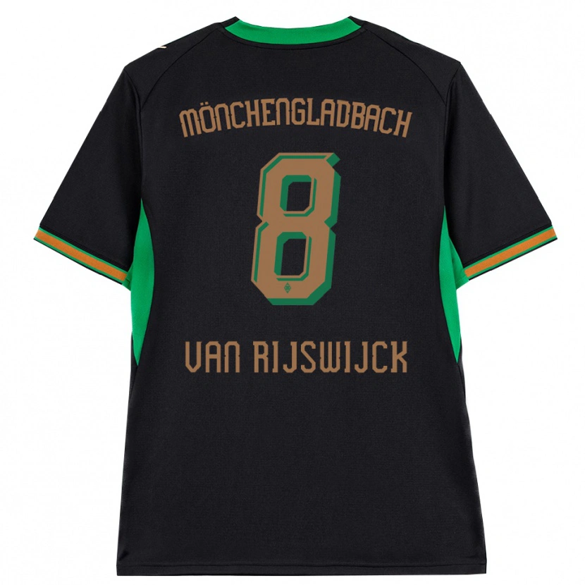Danxen Damen Britt Van Rijswijck #8 Schwarz Orange Grün Braun Auswärtstrikot Trikot 2026/27 T-Shirt