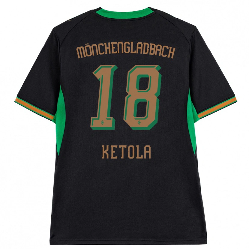 Danxen Damen Sulo Ketola #18 Schwarz Orange Grün Braun Auswärtstrikot Trikot 2026/27 T-Shirt