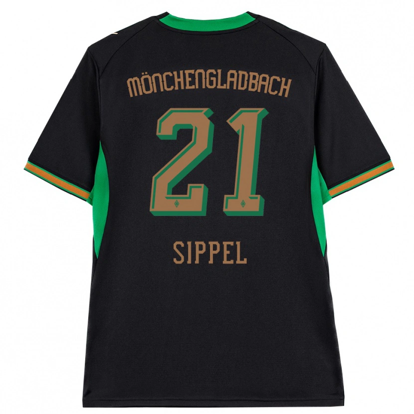 Danxen Damen Tobias Sippel #21 Schwarz Orange Grün Braun Auswärtstrikot Trikot 2026/27 T-Shirt