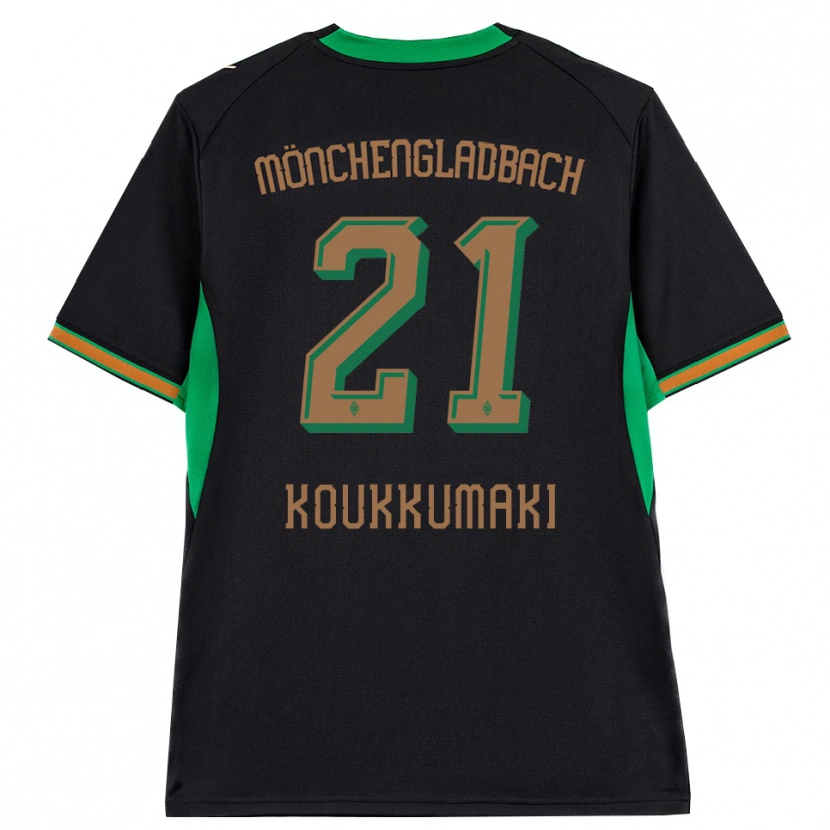 Danxen Damen Taavi Koukkumäki #21 Schwarz Orange Grün Braun Auswärtstrikot Trikot 2026/27 T-Shirt