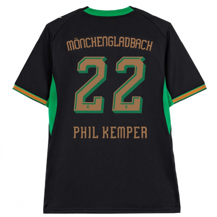 Danxen Damen Phil Kemper #22 Schwarz Orange Grün Braun Auswärtstrikot Trikot 2026/27 T-Shirt