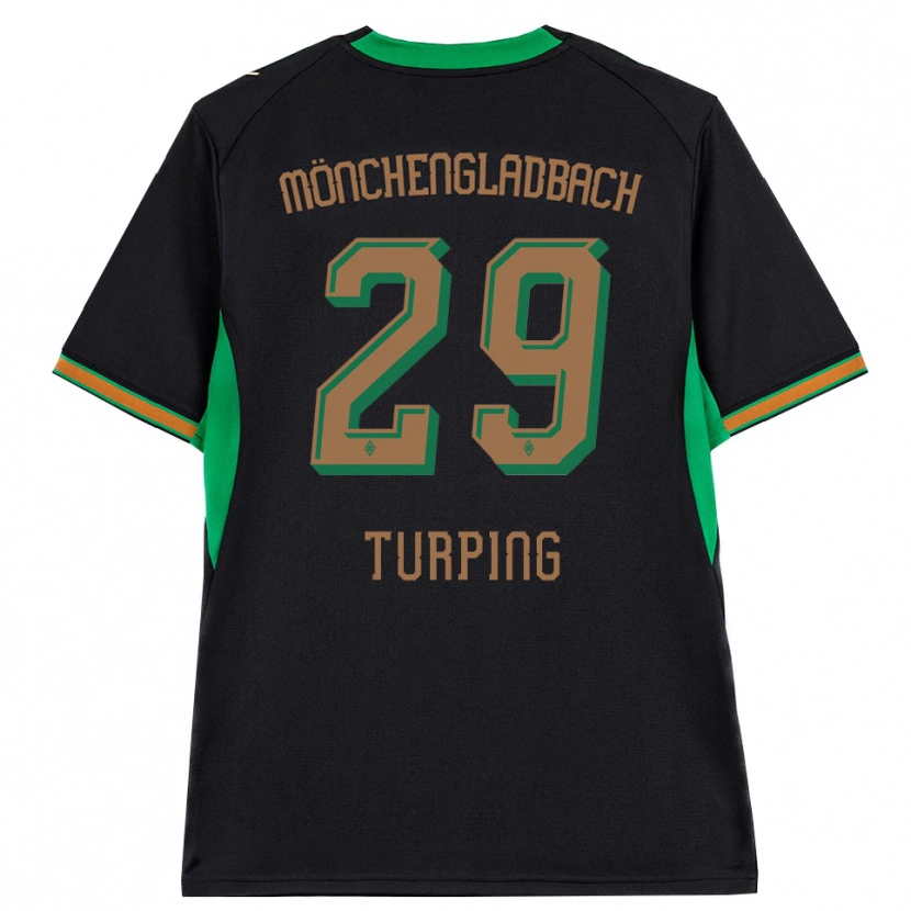 Danxen Damen Selim Turping #29 Schwarz Orange Grün Braun Auswärtstrikot Trikot 2026/27 T-Shirt
