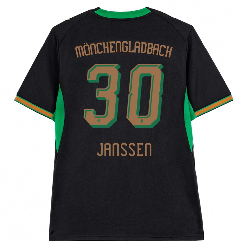Danxen Damen Annalena Janssen #30 Schwarz Orange Grün Braun Auswärtstrikot Trikot 2026/27 T-Shirt