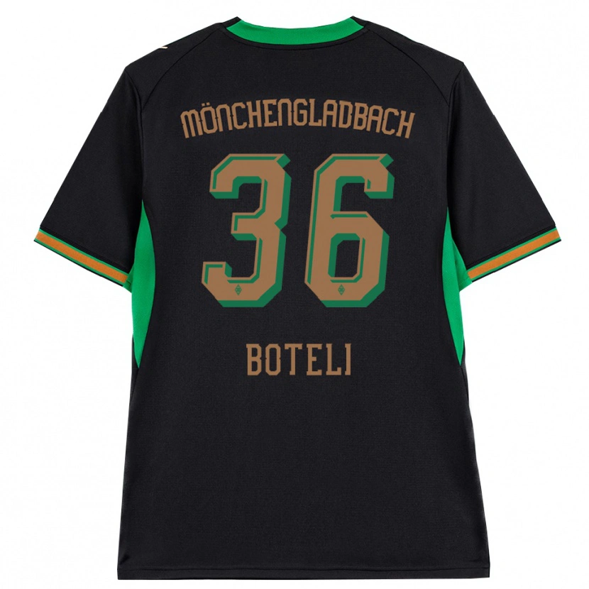 Danxen Damen Winsley Boteli #36 Schwarz Orange Grün Braun Auswärtstrikot Trikot 2026/27 T-Shirt