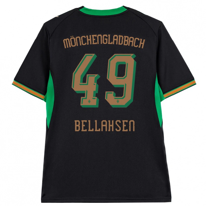 Danxen Damen Joseph Bellahsen #49 Schwarz Orange Grün Braun Auswärtstrikot Trikot 2026/27 T-Shirt