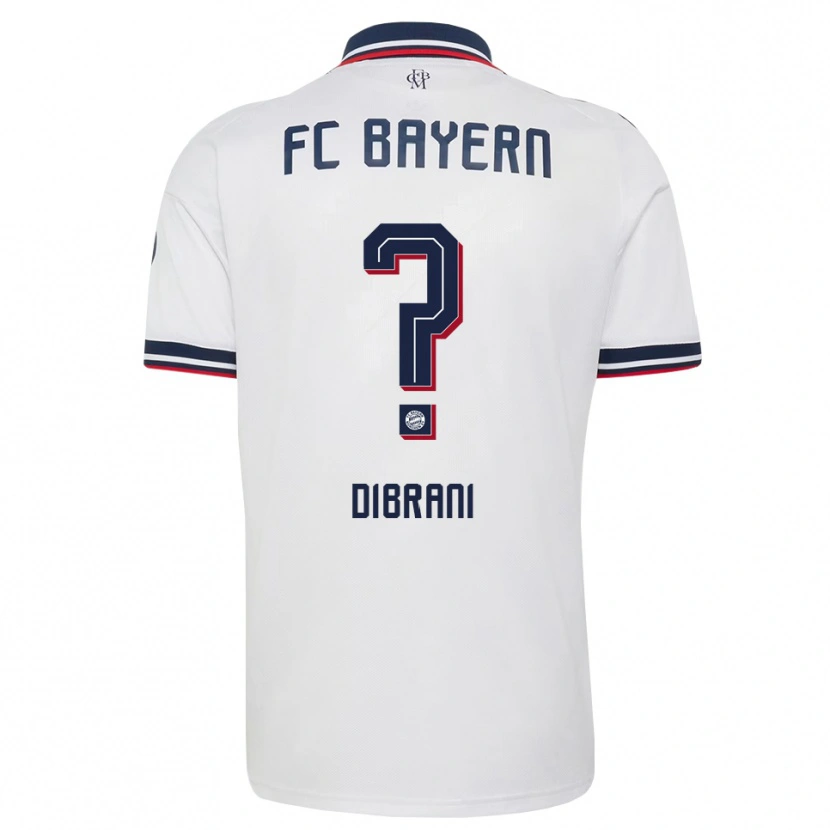 Danxen Damen Benjamin Dibrani #0 Weiß Grau Rot Auswärtstrikot Trikot 2026/27 T-Shirt