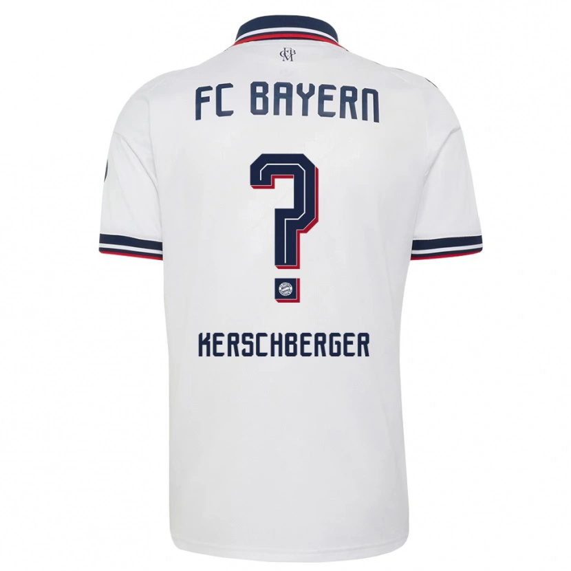 Danxen Damen Paul Kerschberger #0 Weiß Grau Rot Auswärtstrikot Trikot 2026/27 T-Shirt