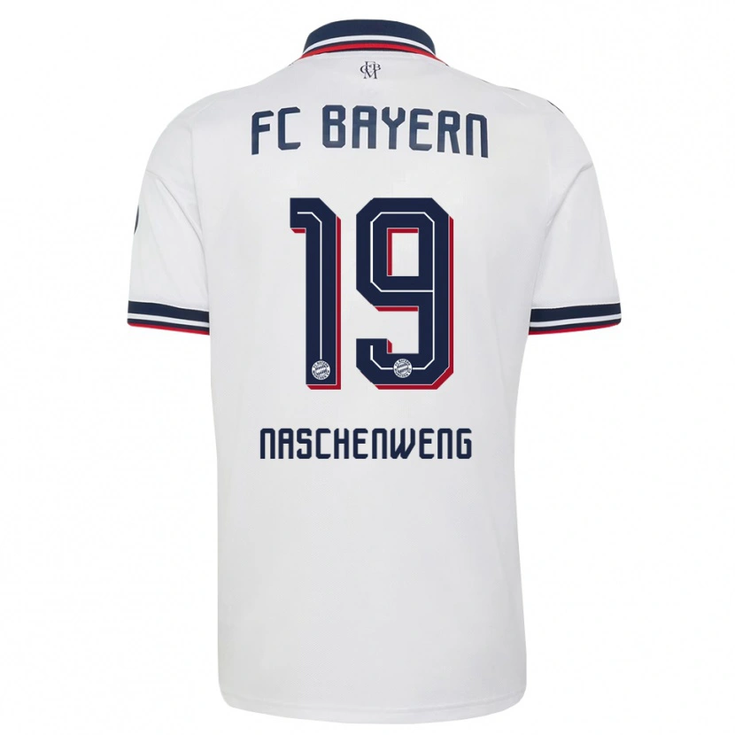 Danxen Damen Katharina Naschenweng #19 Weiß Grau Rot Auswärtstrikot Trikot 2026/27 T-Shirt