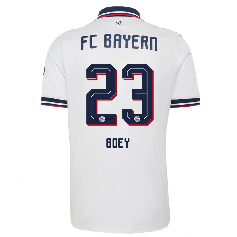 Danxen Damen Sacha Boey #23 Weiß Grau Rot Auswärtstrikot Trikot 2026/27 T-Shirt