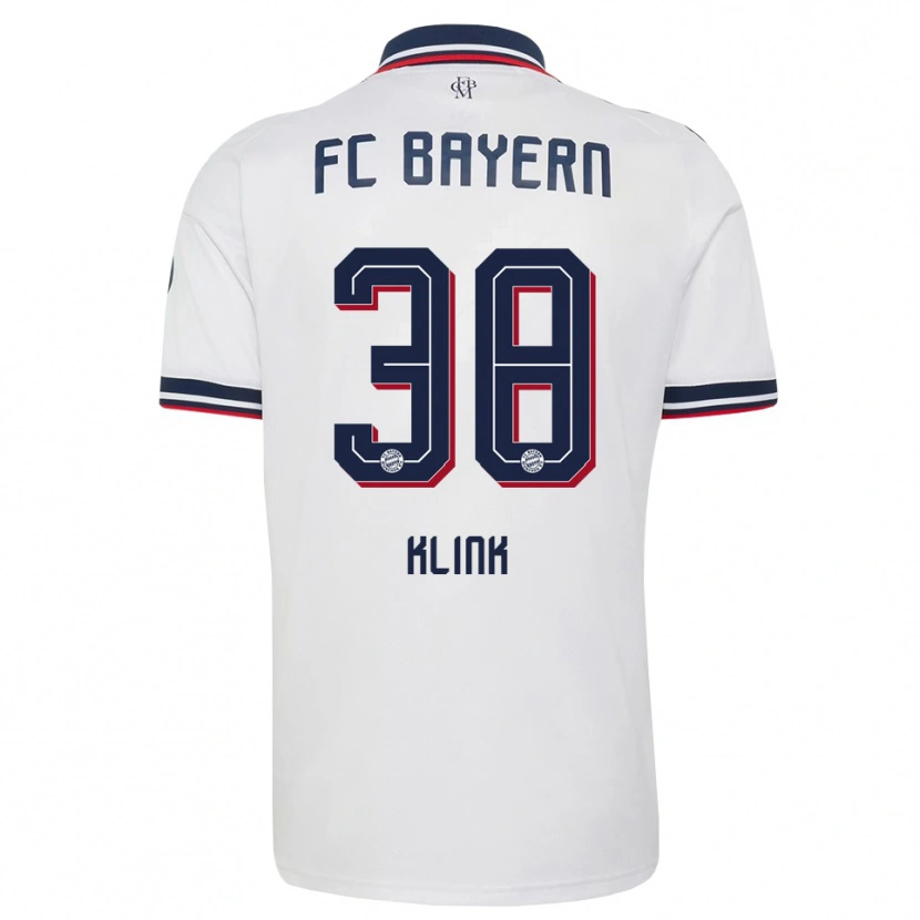 Danxen Damen Anna Klink #38 Weiß Grau Rot Auswärtstrikot Trikot 2026/27 T-Shirt