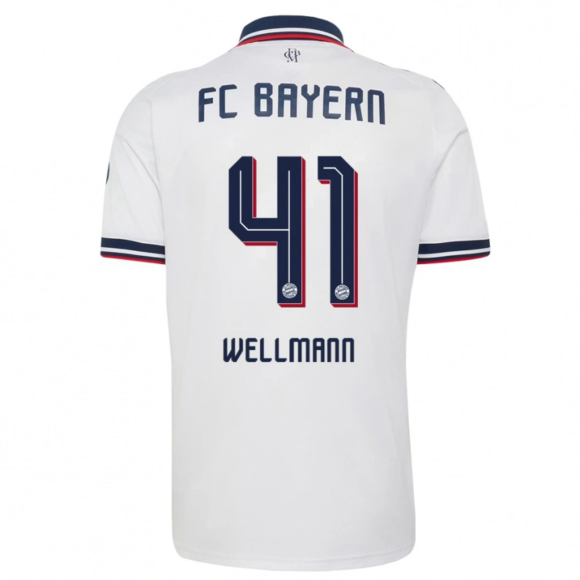 Danxen Damen Anna Wellmann #41 Weiß Grau Rot Auswärtstrikot Trikot 2026/27 T-Shirt