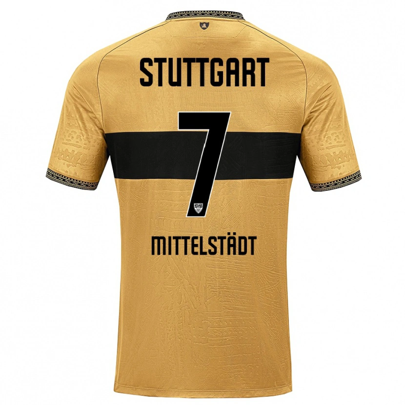 Danxen Damen Maximilian Mittelstädt #7 Braun Schwarz Weiß Auswärtstrikot Trikot 2026/27 T-Shirt