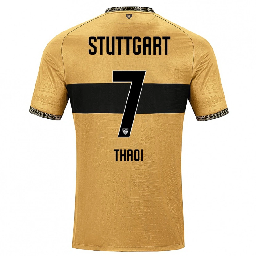 Danxen Damen Arlind Thaqi #7 Braun Schwarz Weiß Auswärtstrikot Trikot 2026/27 T-Shirt