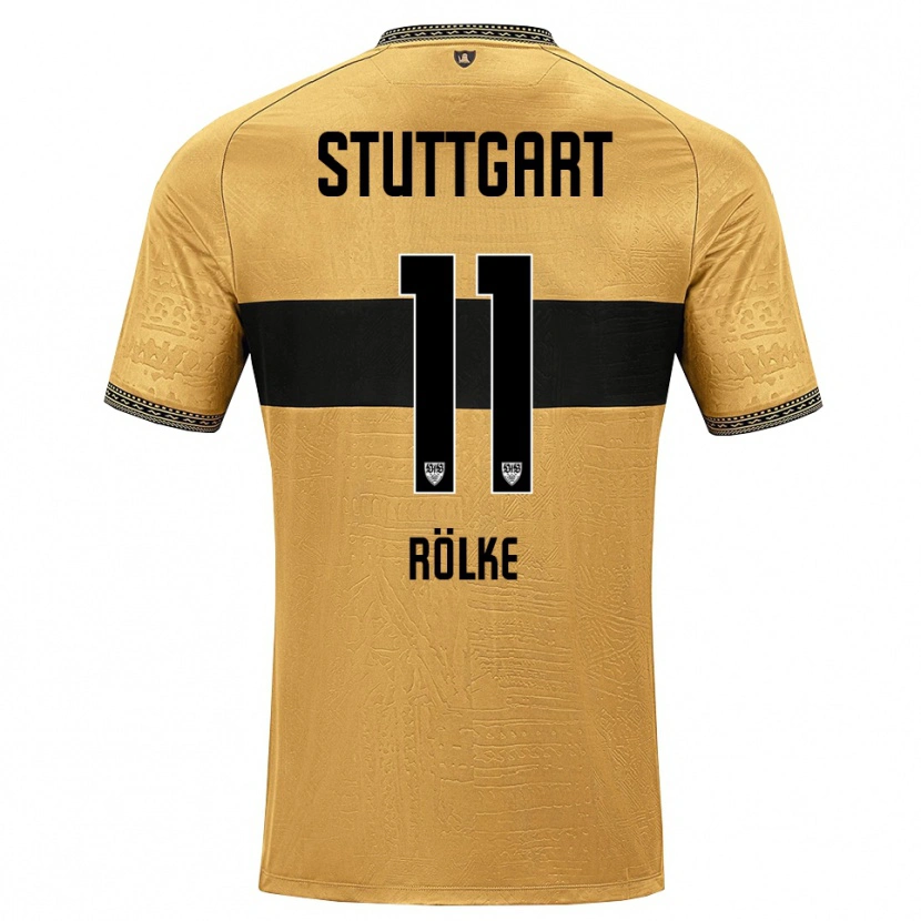 Danxen Damen Oliver Rölke #11 Braun Schwarz Weiß Auswärtstrikot Trikot 2026/27 T-Shirt