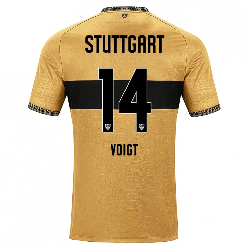 Danxen Damen Max Voigt #14 Braun Schwarz Weiß Auswärtstrikot Trikot 2026/27 T-Shirt