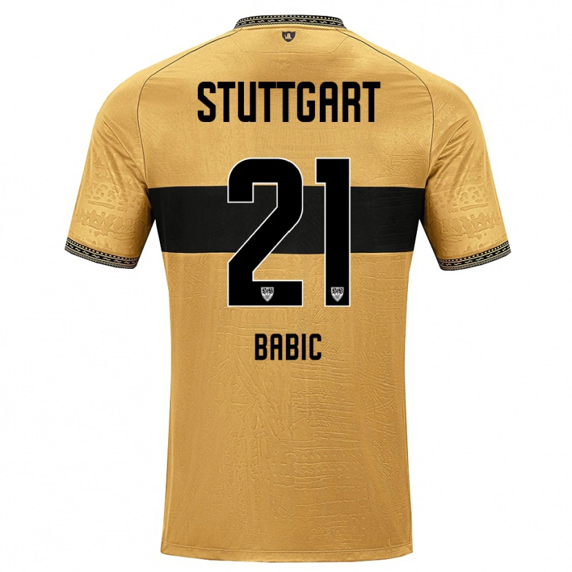 Danxen Damen Emma Babic #21 Braun Schwarz Weiß Auswärtstrikot Trikot 2026/27 T-Shirt
