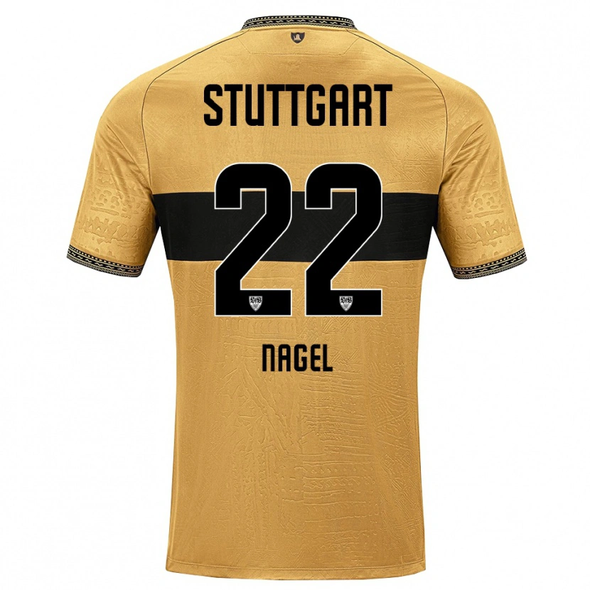 Danxen Damen Lucas Nagel #22 Braun Schwarz Weiß Auswärtstrikot Trikot 2026/27 T-Shirt