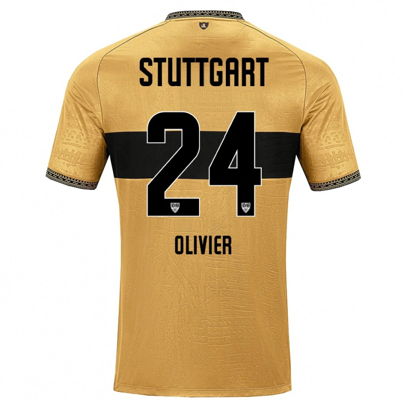Danxen Damen Christopher Olivier #24 Braun Schwarz Weiß Auswärtstrikot Trikot 2026/27 T-Shirt