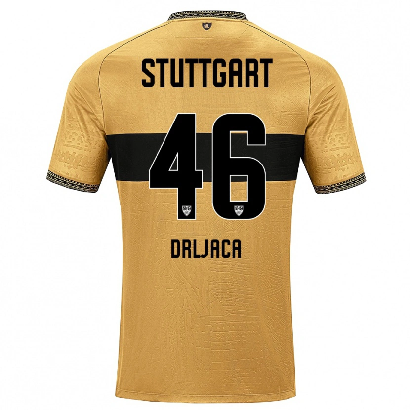 Danxen Damen Stefan Drljaca #46 Braun Schwarz Weiß Auswärtstrikot Trikot 2026/27 T-Shirt
