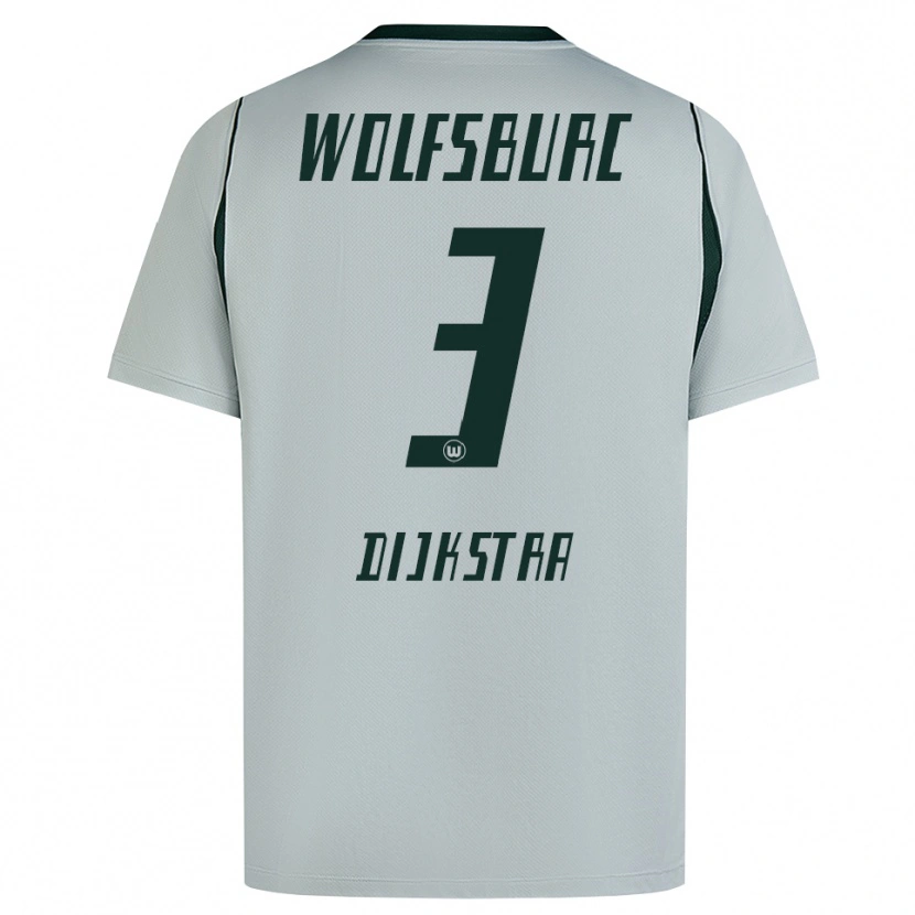 Danxen Damen Caitlin Dijkstra #3 Grau Grün Auswärtstrikot Trikot 2026/27 T-Shirt