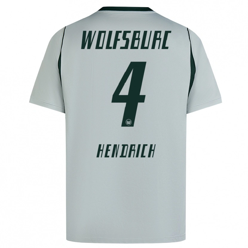 Danxen Damen Kathrin Hendrich #4 Grau Grün Auswärtstrikot Trikot 2026/27 T-Shirt