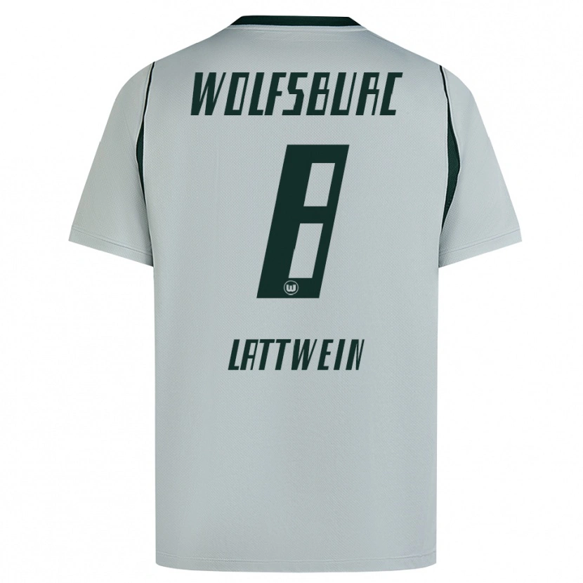 Danxen Damen Lena Lattwein #8 Grau Grün Auswärtstrikot Trikot 2026/27 T-Shirt