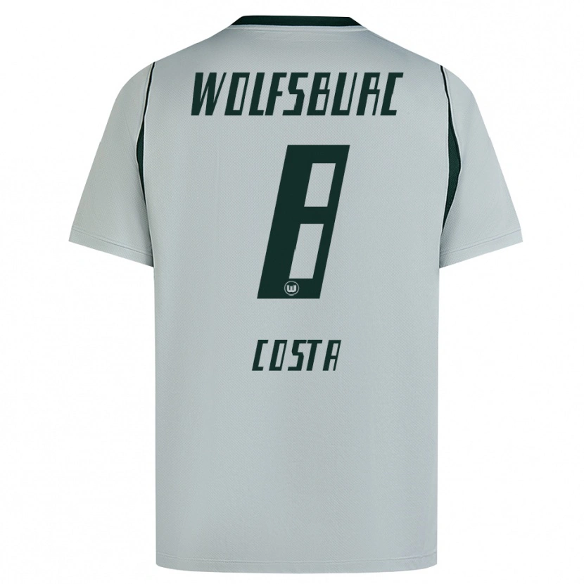 Danxen Damen Jesse Costa #8 Grau Grün Auswärtstrikot Trikot 2026/27 T-Shirt