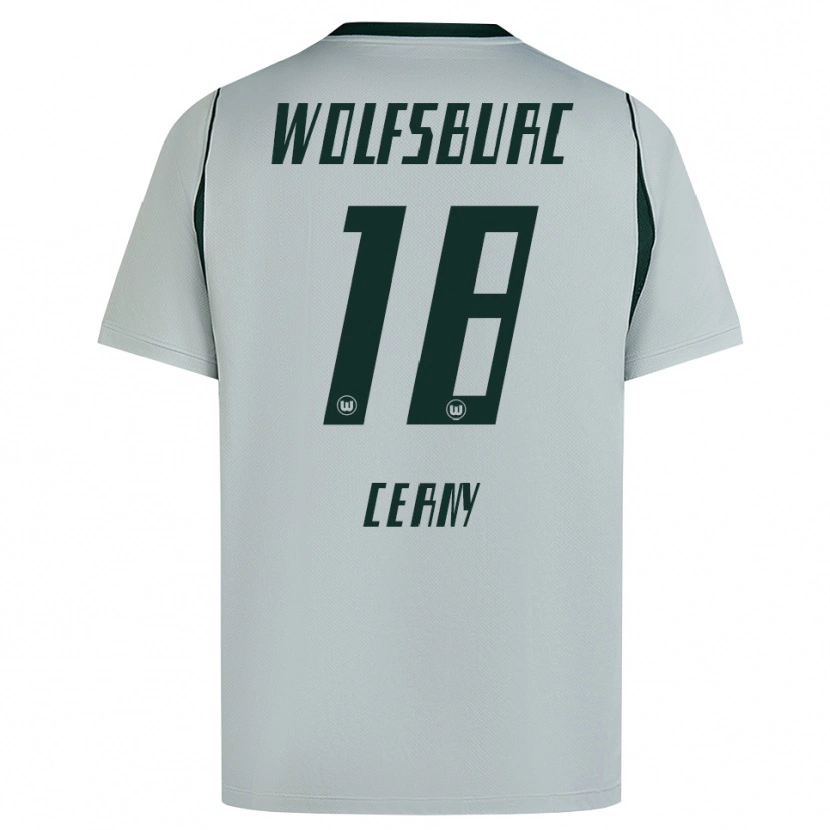 Danxen Damen Vaclav Cerny #18 Grau Grün Auswärtstrikot Trikot 2026/27 T-Shirt