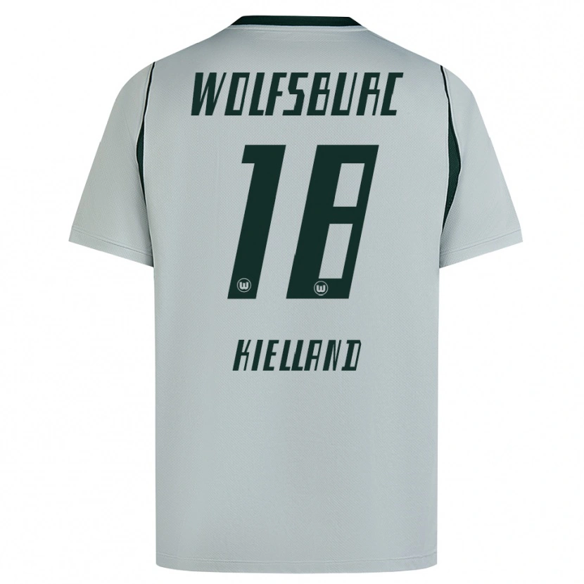 Danxen Damen Justine Kielland #18 Grau Grün Auswärtstrikot Trikot 2026/27 T-Shirt