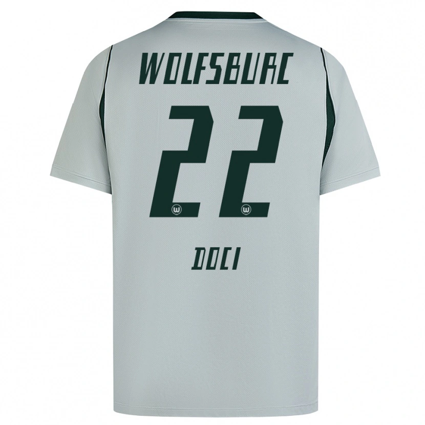 Danxen Damen Adrian Doci #22 Grau Grün Auswärtstrikot Trikot 2026/27 T-Shirt